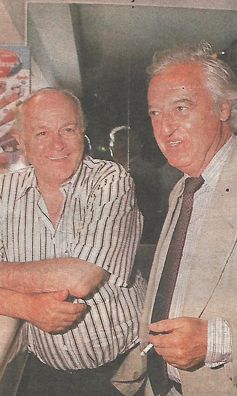 Don Alfredo con Ramón Mendoza