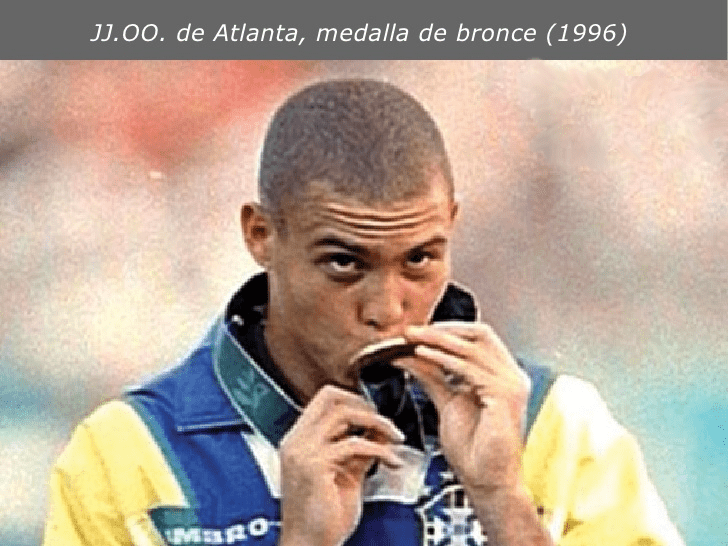 Ronaldo medalla de Bronce Juego Olímpicos de Atlanta