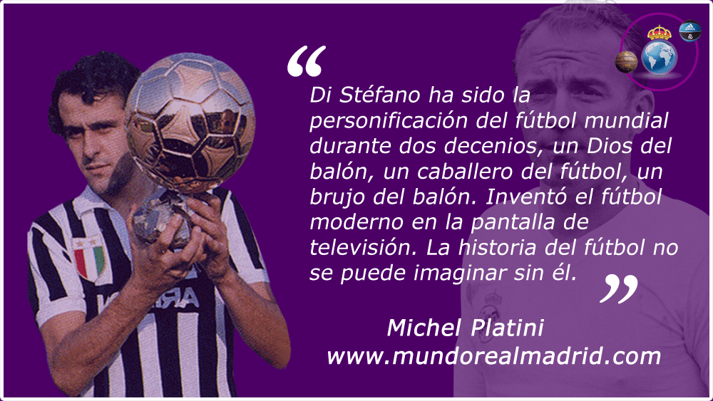 “Un grande entre los grandes”. - Michel Platini
