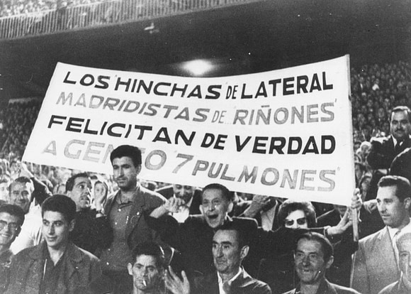 "Los hinchas del Lateral, Madridistas de Riñones, Felicitan de Verdad a Gento 7 Pulmones"