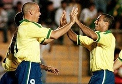 Ronaldo y Romario Copa de América Bolivia 1997